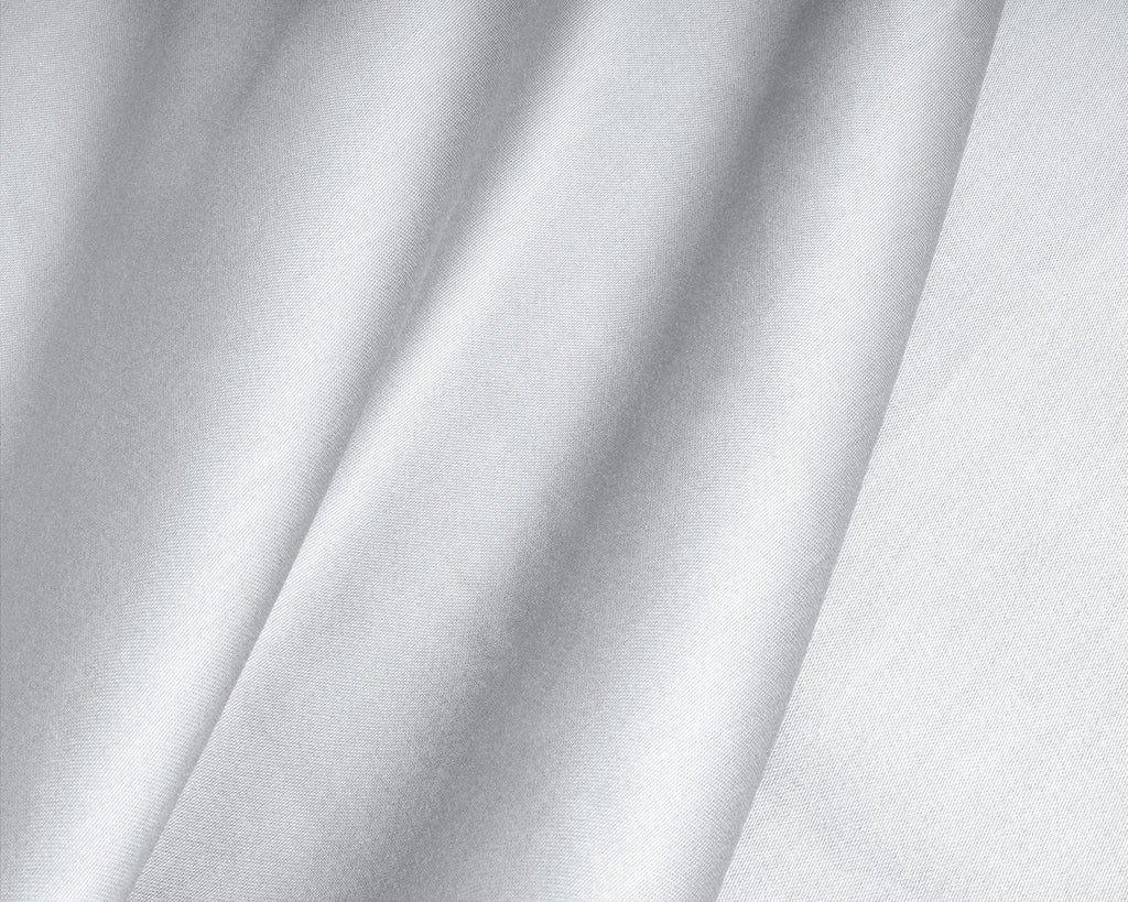 Hoeslaken katoensatijn wit 90 x 220 cm, voor topper, T210, reactief gewassen, slaapkamer