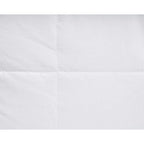 Hoofdkussen ganzenveren en microgel, 3 kamers, perkal katoen, wit, 50 x 70 cm, stevig