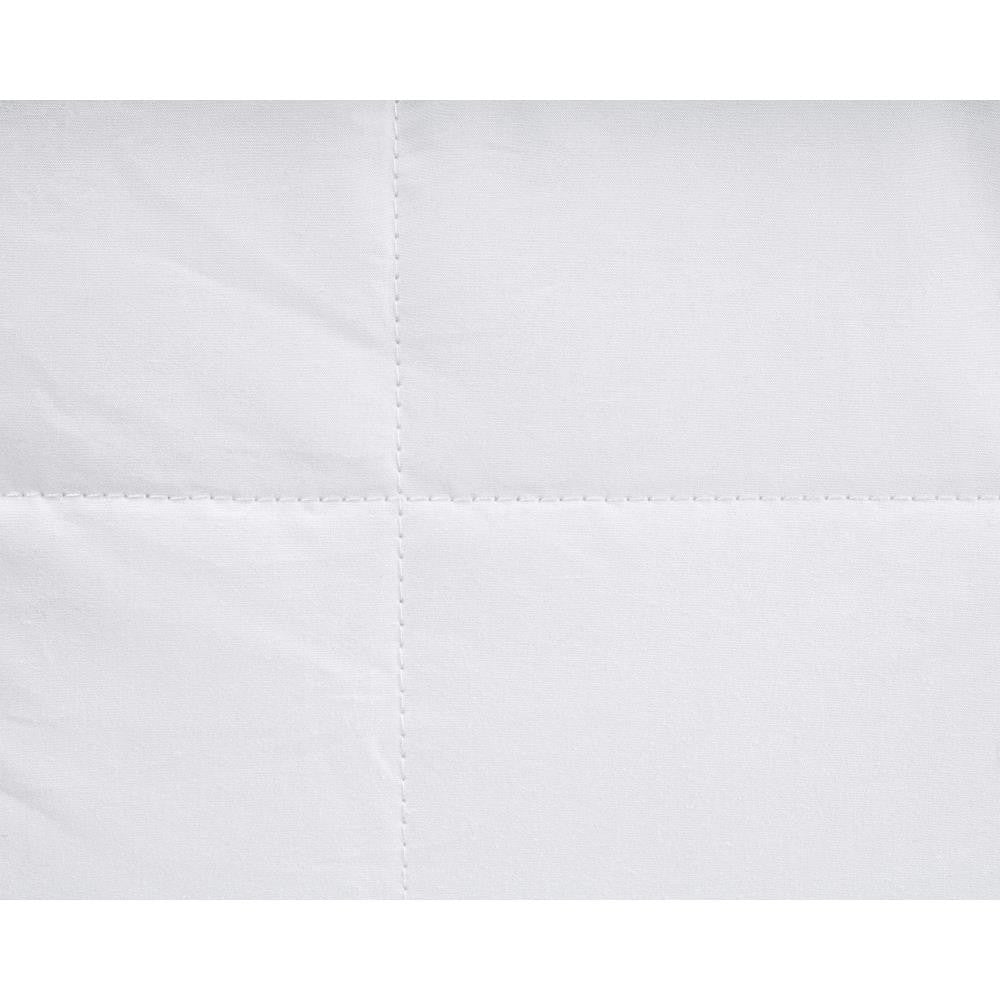 Hoofdkussen ganzenveren en microgel, 3 kamers, perkal katoen, wit, 50 x 70 cm, stevig
