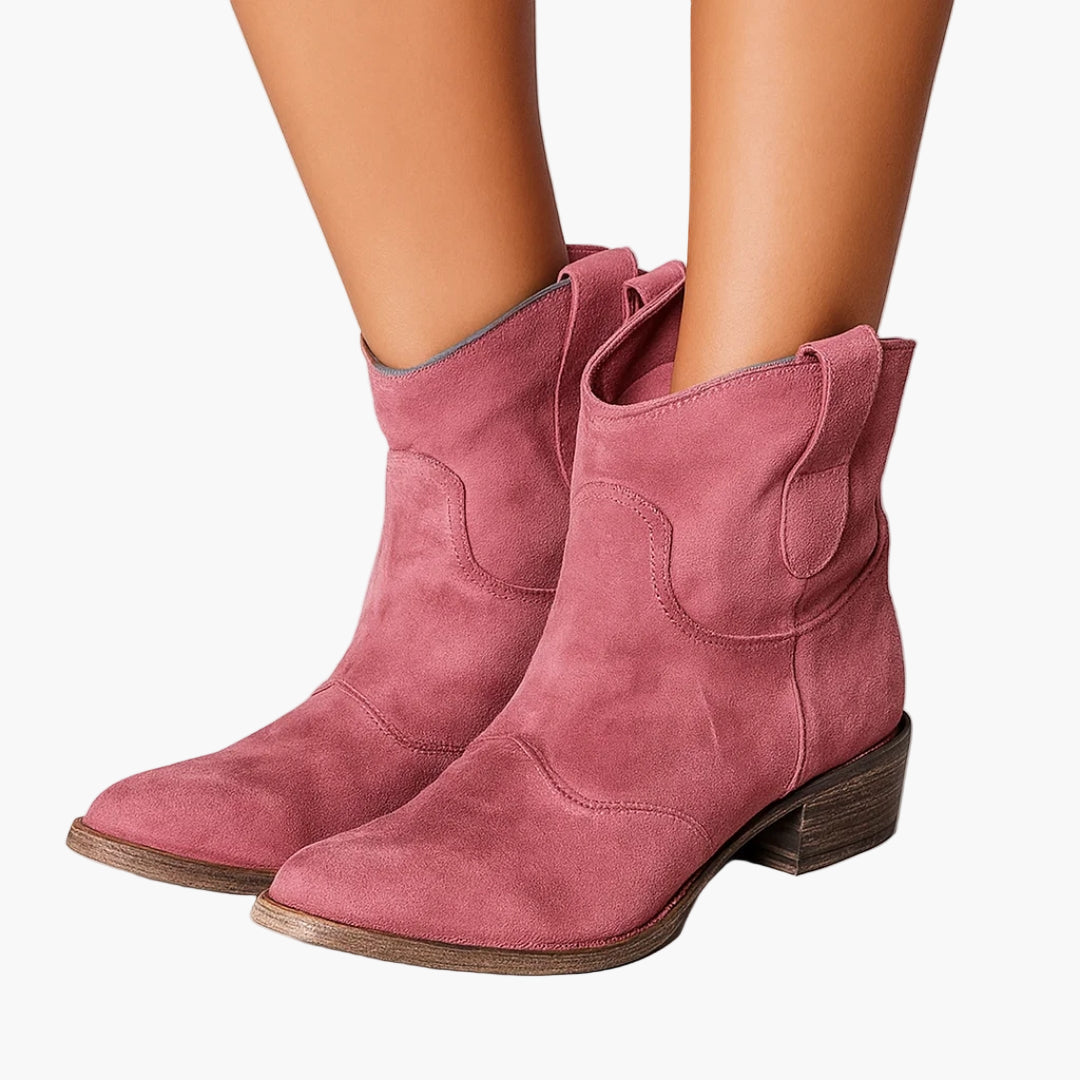 Women's ankle boots western style everyday fashionable comfortable