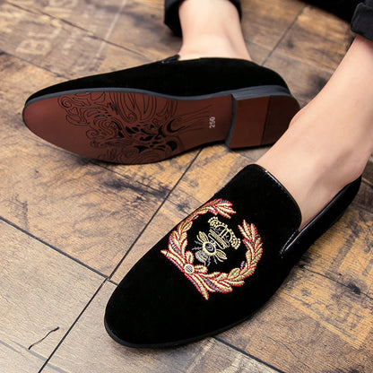 Stephen – Embroidered men's shoes with breathable design