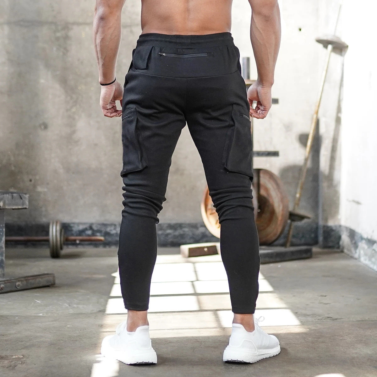 Men's Sporty Cargo Jogging Pants – Training & Leisure Joggers with Pockets, Streetwear Style
