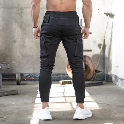 Men's Sporty Cargo Jogging Pants – Training & Leisure Joggers with Pockets, Streetwear Style