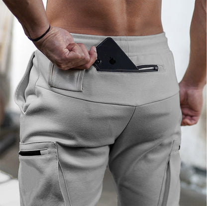 Men's Sporty Cargo Jogging Pants – Training & Leisure Joggers with Pockets, Streetwear Style