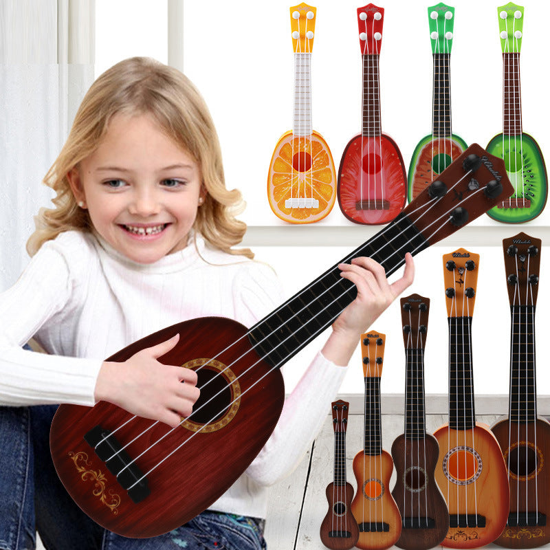 Children's Simulation Ukulele Toy – Learning Instrument for Boys and Girls, Realistic Ukulele for Early Musical Education