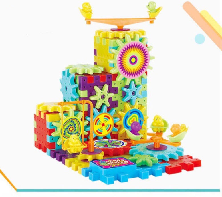 Interactive Parent-Child Time Gear Building Block Toy for Children – Creative Learning Game for Girls and Boys