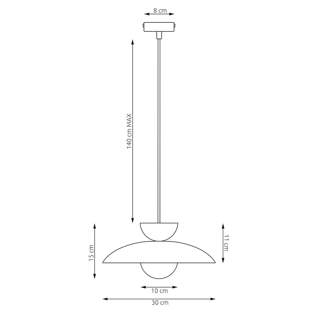 Hanglamp gepoedercoat staal en glas Mulan, zwart, 1 lamp, G9, Ø 10 cm kap, eettafel en kookeiland