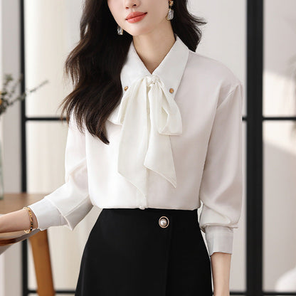Jean – chiffon blouse with long sleeves for women