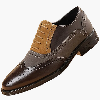 Men's Business Lace-Up Shoes Classic Elegant for Everyday & Office