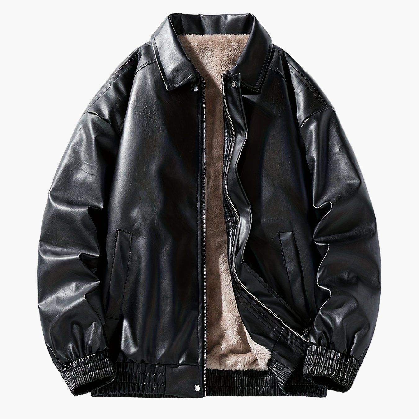 Men's bomber jacket in casual style with zipper – ideal for leisure and everyday use