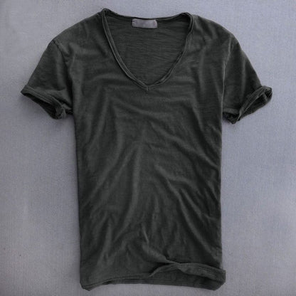Men's V-neck undershirt – Contemporary casual shirt for everyday life and office