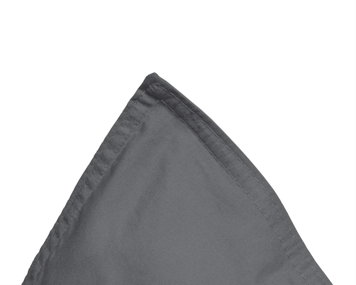 Dekbedovertrek Egyptisch katoen perkal T200 antraciet 140 x 200/260 cm, met kussenslopen 80 x 80 cm
