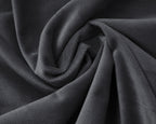 Hoeslaken fluweel polyester antraciet 140 x 200 cm, hoekhoogte 30 cm, voor de wasdroger