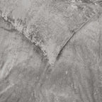 Dekbedovertrek velvet polyester kristaleffect zand 140 x 220 cm, met kussenslopen