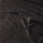 Dekbedovertrek fluweel polyester zwart met ruches 200 x 220 cm, met kussenslopen, slaapkamer