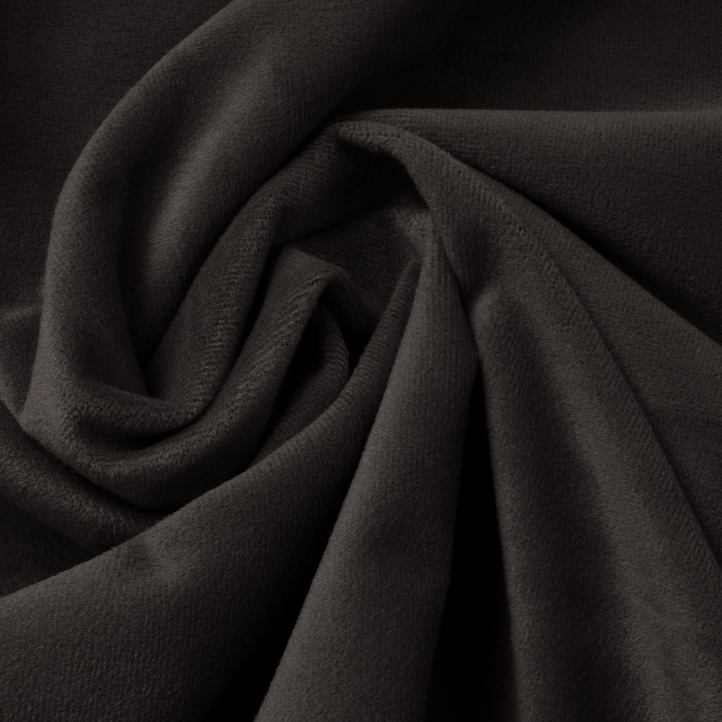 Dekbedovertrek fluweel polyester Velvet Ruffles zwart 240 x 220 cm, met ruches en kussenslopen