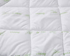 Dekbed holle vezel bamboe touch wit 140 x 200 cm, warmteklasse 2, wasbaar op 30°C