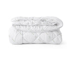 Dekbed polyester bamboe touch wit 240 x 200 cm, holle vezelvulling, warmteklasse 2