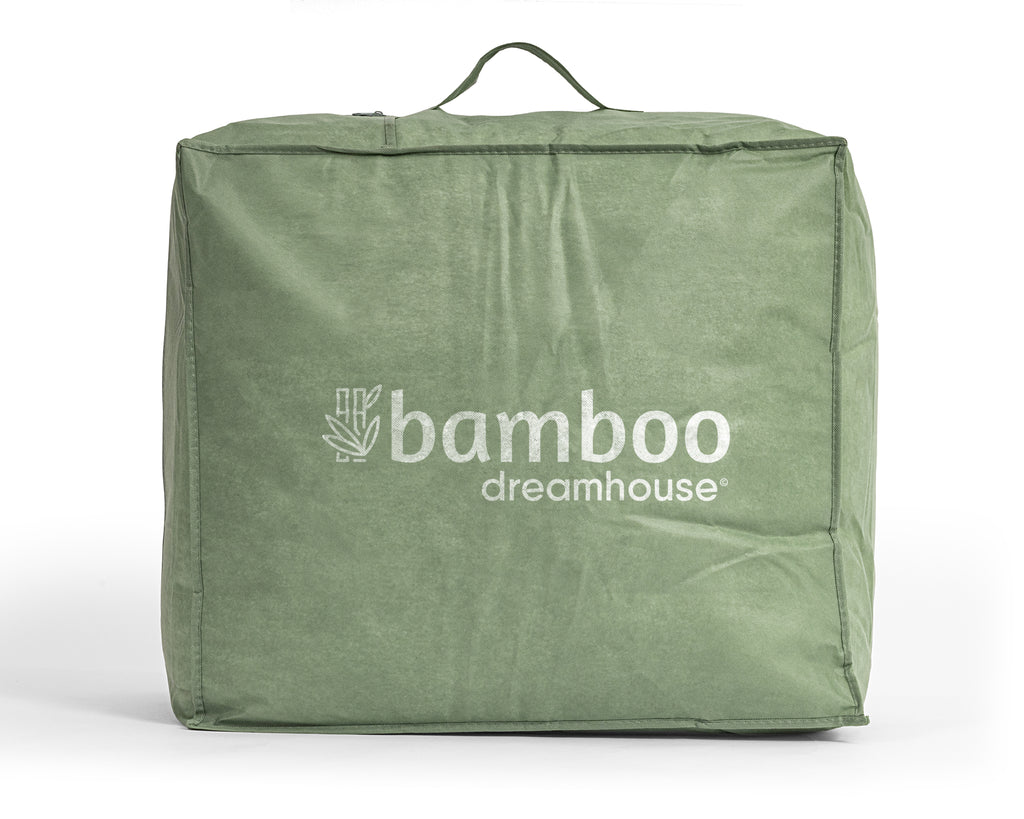 Dekbed polyester bamboe touch wit 240 x 200 cm, holle vezelvulling, warmteklasse 2