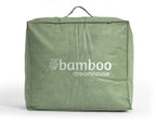 Dekbed polyester bamboe touch wit 240 x 200 cm, holle vezelvulling, warmteklasse 2