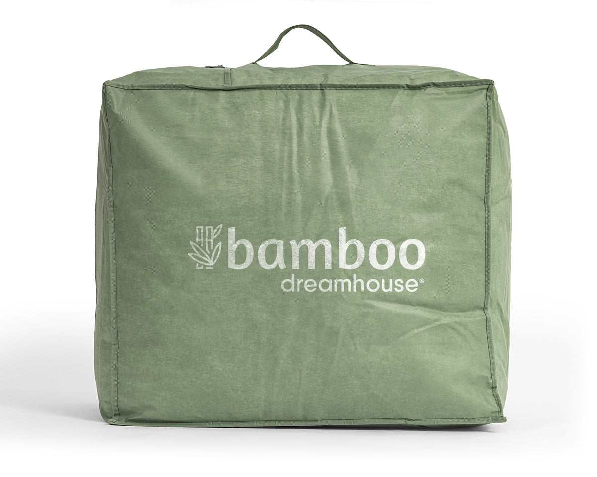 Dekbed polyester bamboe touch wit 240 x 200 cm, holle vezelvulling, warmteklasse 2