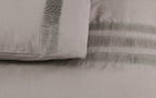 Dekbedovertrek Bali percale katoen taupe 200 x 220 cm, met 2 kussenslopen 60 x 70 cm