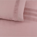 Dekbedovertrek percale katoen Bali roze 240 x 220 cm, met 2 kussenslopen 60 x 70 cm