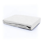 Hoeslaken teddy polyester wit 180 x 200 cm, hoekhoogte 30 cm, voor tweepersoonsbed