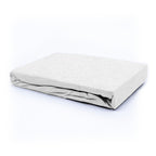 Hoeslaken teddy polyester wit 180 x 200 cm, hoekhoogte 30 cm, voor tweepersoonsbed