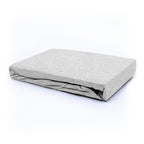 Hoeslaken teddy polyester grijs 180 x 200 cm, hoekhoogte 30 cm, voor de slaapkamer