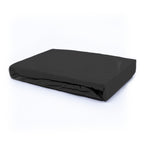 Hoeslaken teddy polyester antraciet 160 x 200 cm, hoekhoogte 30 cm, voor de slaapkamer