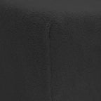 Hoeslaken teddy polyester antraciet 160 x 200 cm, hoekhoogte 30 cm, voor de slaapkamer