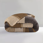 Lazy dekbed alles-in-één microvezel taupe 240 x 220 cm, met 2 kussenslopen 60 x 70 cm