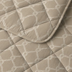 Lazy dekbed alles-in-één polyester microvezel zand, 200 x 220 cm, met 2 kussenslopen 60 x 70 cm