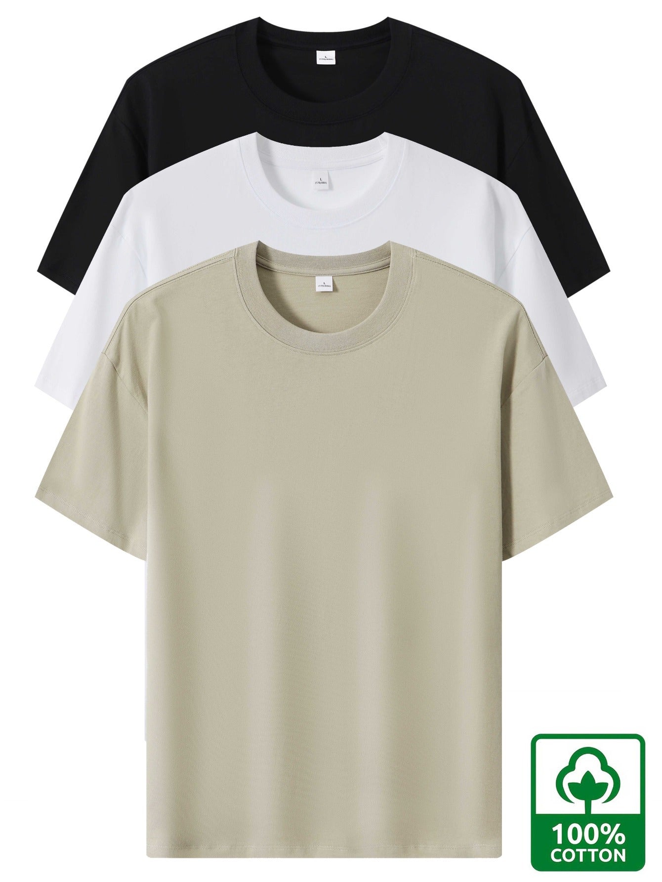 Herren Basic Oversize T-Shirt im 3er-Pack – Lässiger Alltag & Streetwear Stil