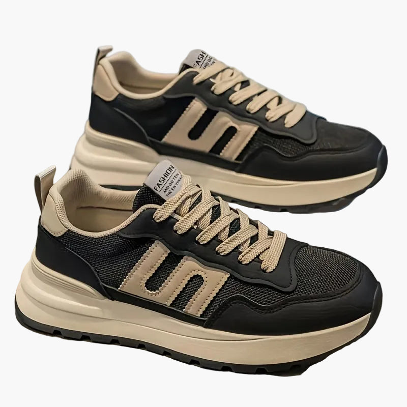 Herren Sneaker Preppy Stil Freizeit Laufschuhe Bequem Alltagsmode