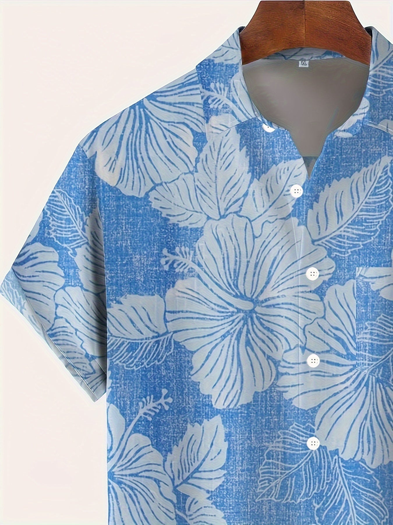 Herren Hawaii Hemd Kurzarm – Florales Urlaubshemd für Sommer & Freizeit