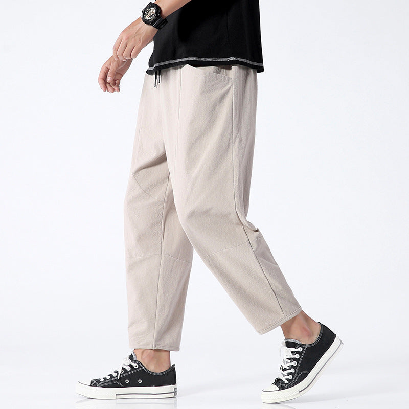 Men's Harem Pants Casual Loose Fit – Casual Leisure Pants in Modern Streetwear Style