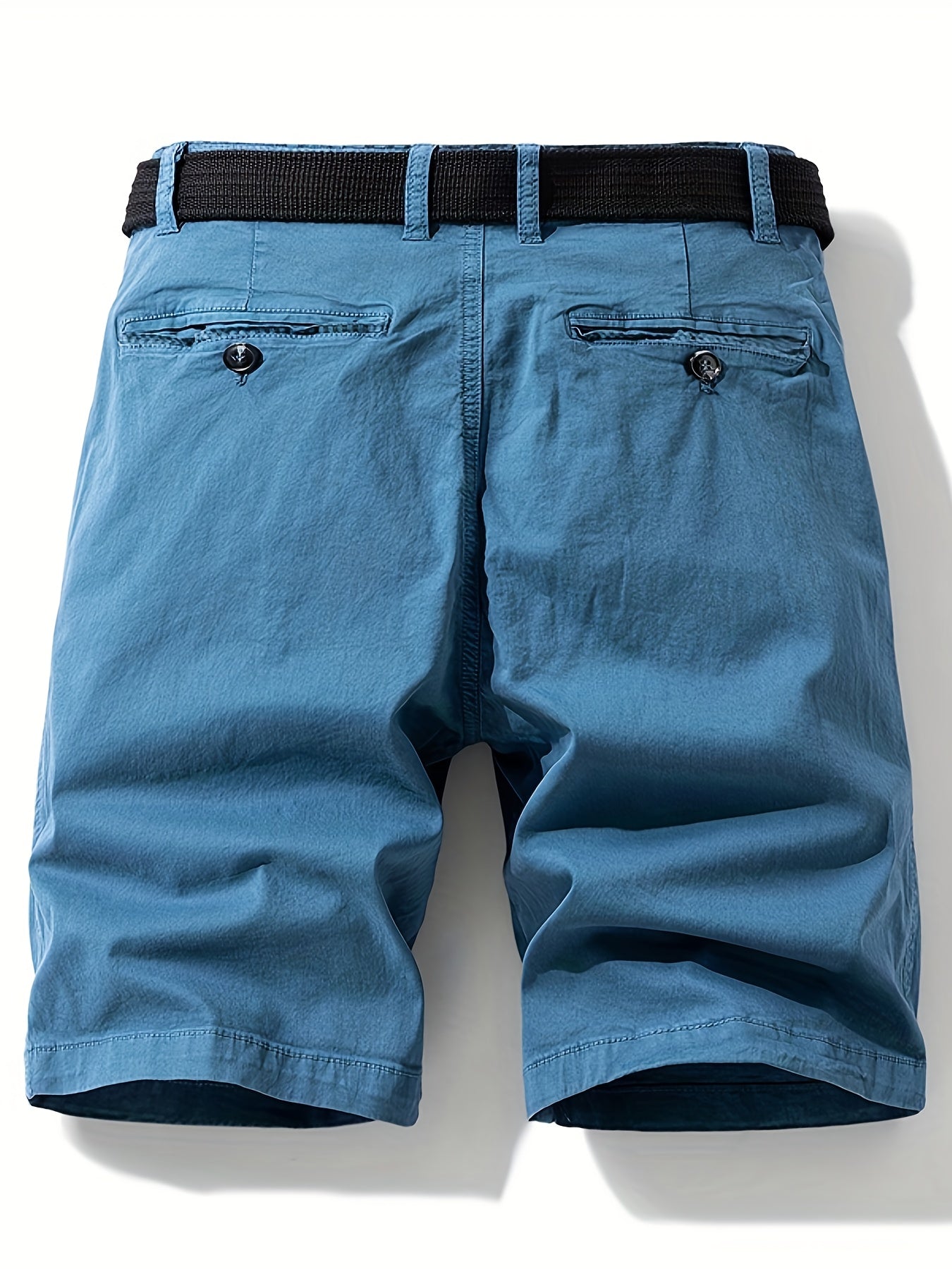 Men's Casual Bermuda Shorts with Belt – Perfect for Leisure and Vacation