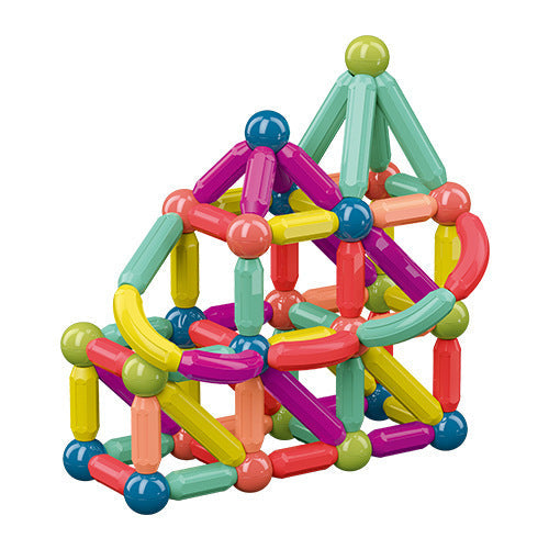 Magnetic construction toy building blocks for children – creative educational toy, educational plug-in game from 1 year old