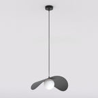 Hanglamp gepoedercoat staal en glas, Ritual, zwart, 40 x 40 cm, 1 lichtpunt voor eettafel en woonkamer
