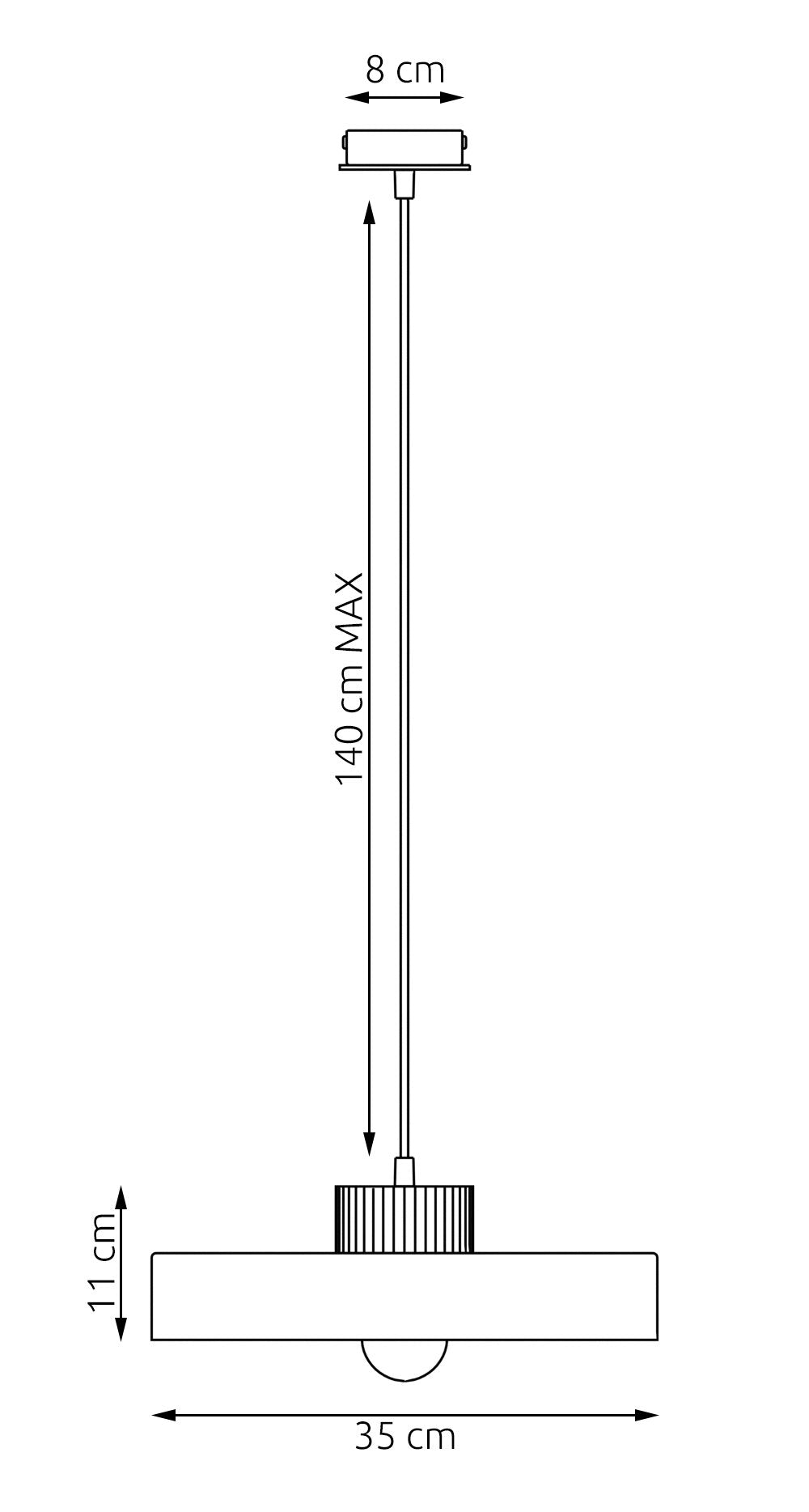 Hanglamp gepoedercoat staal en hout Scandinavisch Kivi beige Ø 35 cm, 1 fitting E27, woonkamer