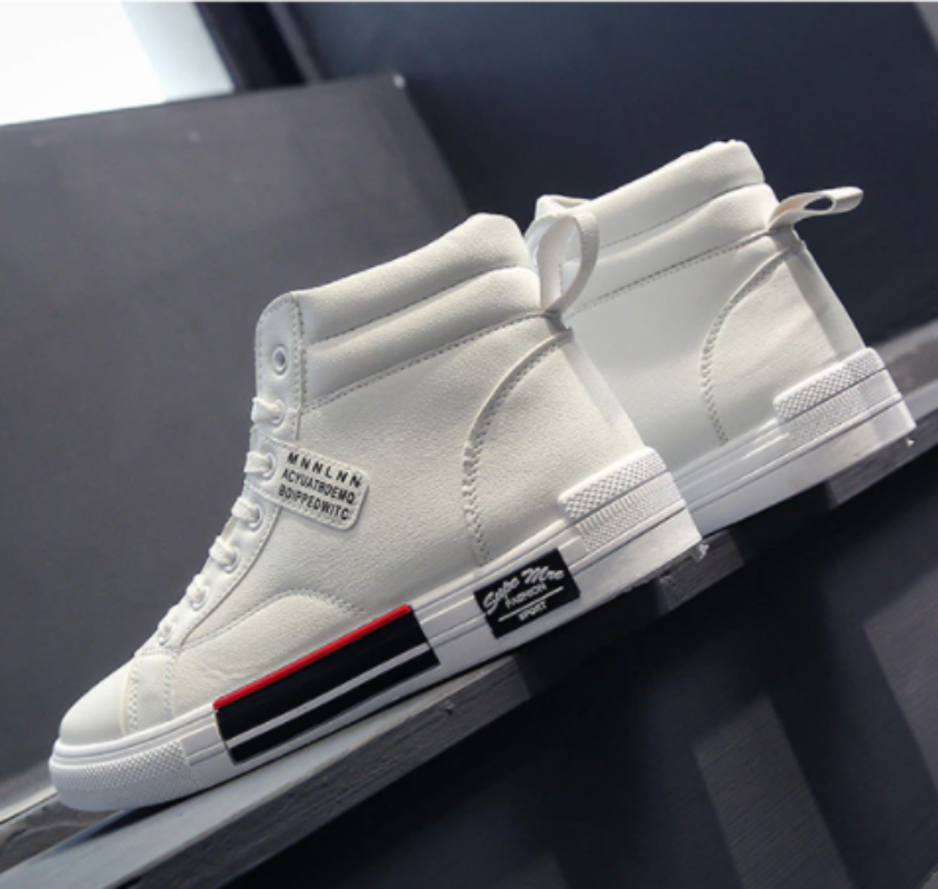 Herren High-Top Sneaker Urban Style – Modische Freizeitschuhe für Herbst und Winter