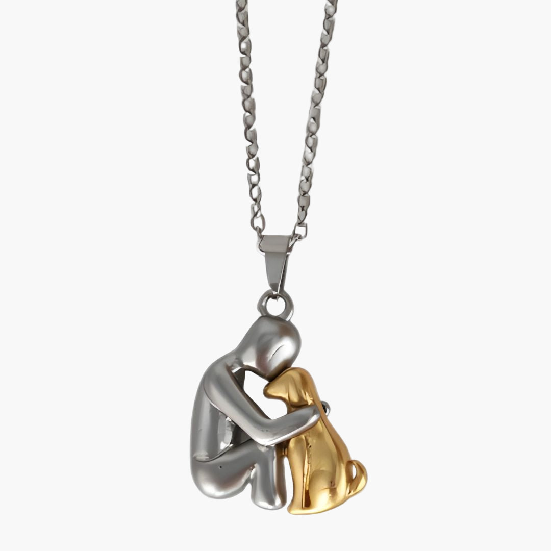 Women's necklace with dog pendant – symbol of love and friendship – gift for dog lovers