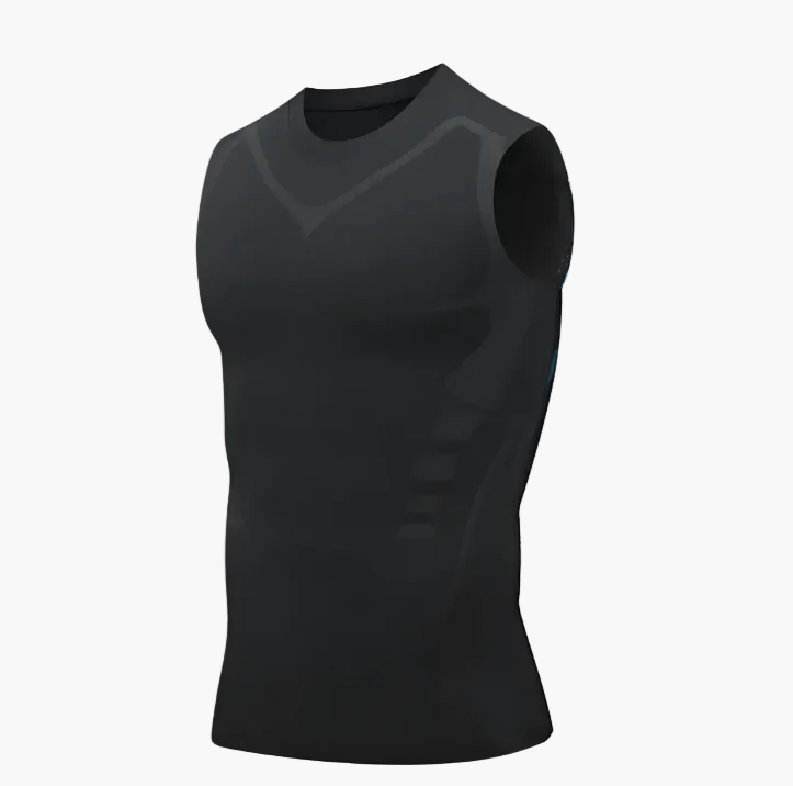 Men's Compression Tank Top Shapewear Sports Fitness Performance Shirt