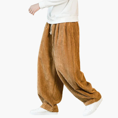 Men's Loose Casual Trousers Vintage Street Style Relaxed Fit