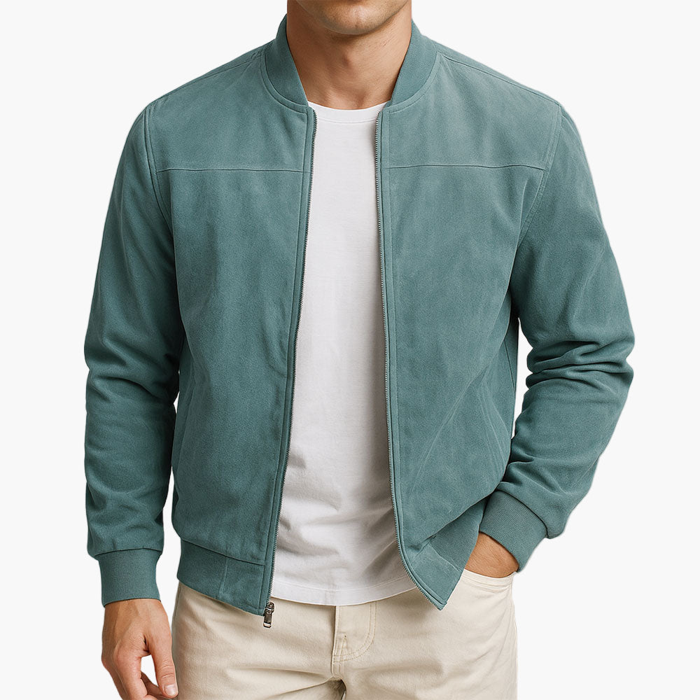 Herren Bomberjacke im minimalistischen Stil – Perfekt für Freizeit und Alltag