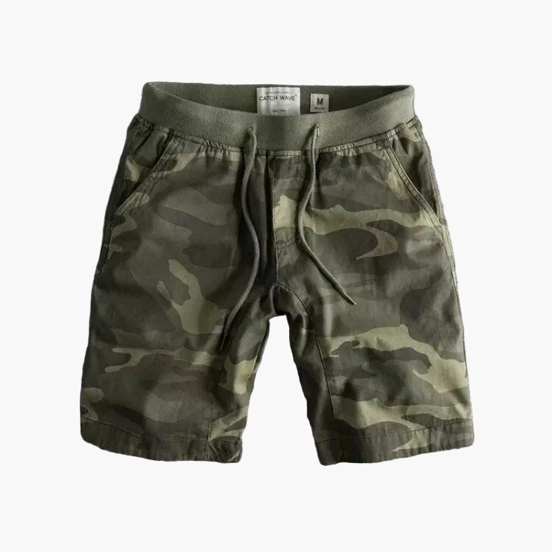 Men's Camouflage Exercise and Leisure Shorts – Athletic Appearance for Outdoor and Workout