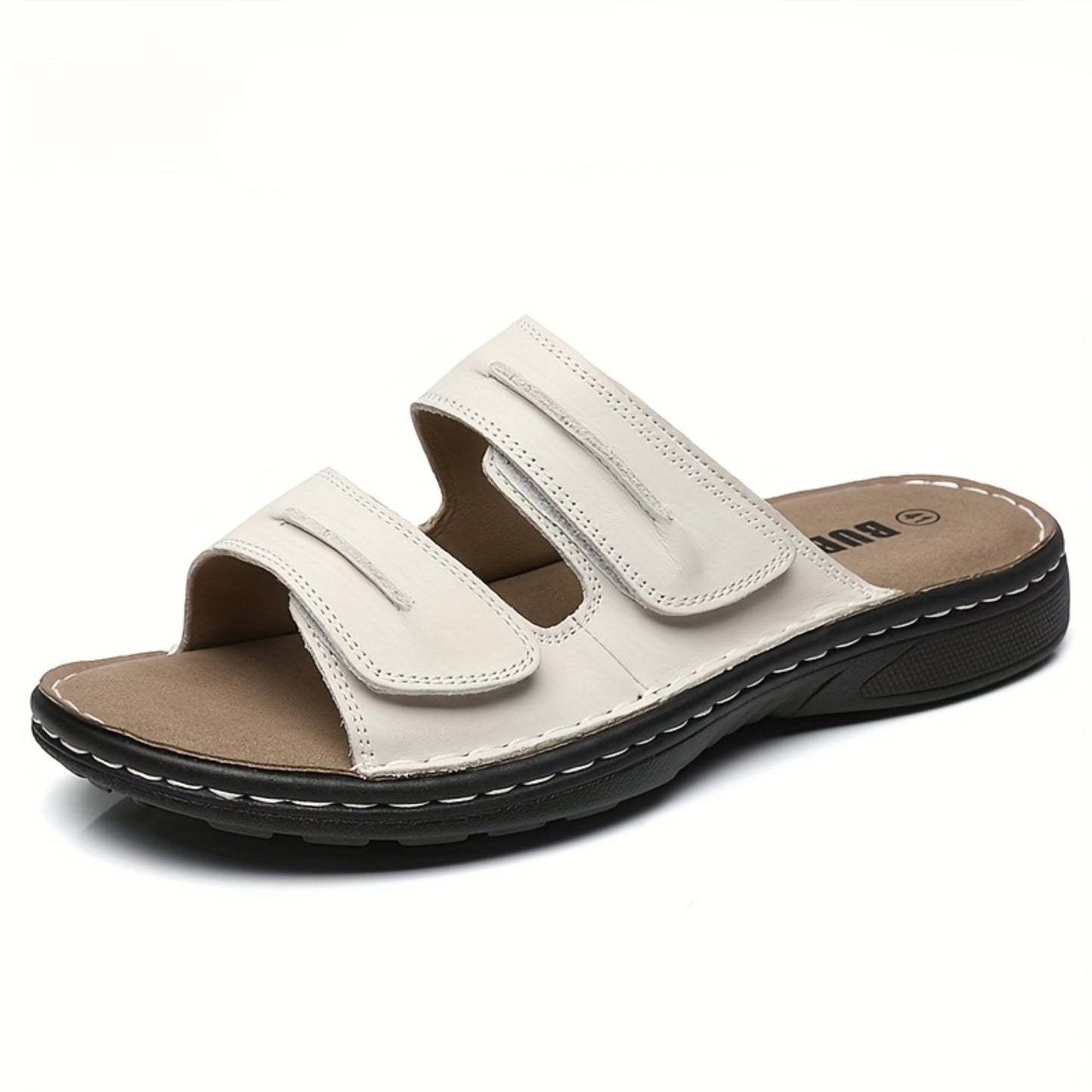 Men's Comfort Sandals with Double Straps – Casual Slides for Everyday & Vacation