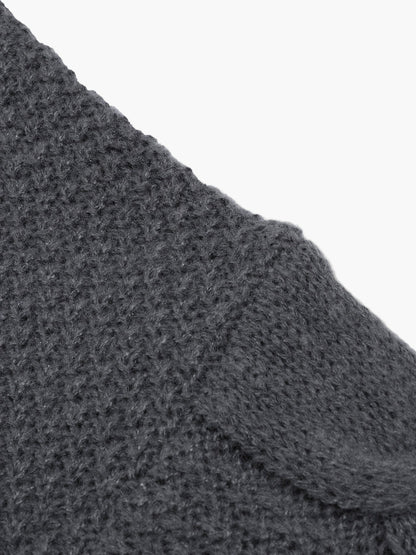 Herren Strickpullover im Casual Stil mit Zopfmuster – Perfekt für Herbst und Winter